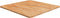 vidaXL - Tafelblad - vierkant - 60x60x1,5 - cm - massief - eiken - lichtbruin