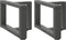 vidaXL - Salontafelpoten - 2 - st - T-vormig - 50x25x(30-31) - cm - staal - antraciet