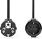 Nedis CEGP10200BK20 - Stroomverlengkabel 200cm - Geaarde plug - Zwart