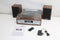 Lenco MC-160WD - HiFi Stereo Set - Platenspeler DAB+ Bluetooth 5.0 - Houtkleur