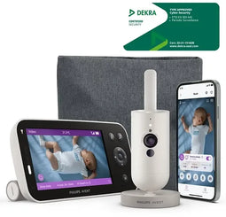 Philips Avent SCD971/26 - Babyfoon met Camera - SenseIQ-technologie - Silk White