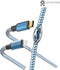 Hama Reflective - USB-C naar Lightning Kabel - MFI gecertificeerd - Gevlochten nylon - 150cm - Blauw