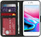 iMoshion Hoesje Geschikt voor iPhone SE (2022) / SE (2020) / 8 / 7 / 6s / 6 Hoesje Met Pasjeshouder - iMoshion Luxe Bookcase - Bruin
