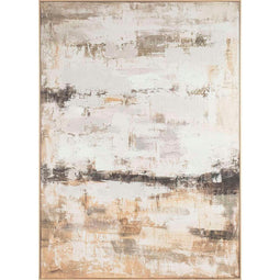 Schilderij Home ESPRIT Wit Beige Abstract Stads 130 x 5 x 180 cm