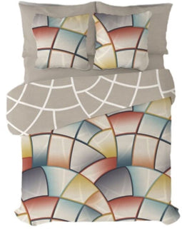 Dekbedovertrek set Pierre Cardin Lucas Bruin Bed van 180 4 Onderdelen
