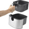 Airfryer XXL inclusief 1x cake bakvorm & 6 muffin bakvormpjes siliconen - 5,5 liter - Olie vrij - 8 functies - TM Electron - Digitaal - Anti aanbak laag - Met timer - Temperatuur regelaar 80 tot 100C - Uitneembare mand