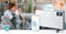Nedis HTCO50WTW - Elektrische verwarming - Smart Wi-Fi - 2000W - Geschikt voor 20m²
