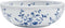 vidaXL - Opzetwasbak - rond - Φ41x14 - cm - keramiek - wit - en - blauw