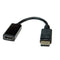 Value 12.99.3138 - DisplayPort naar HDMI Adapter - DP Male-HDMI Female - 15 cm - Zwart