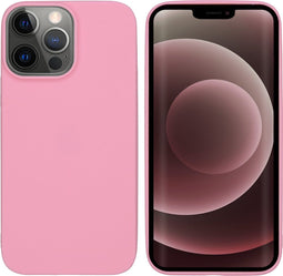 iMoshion Hoesje Geschikt voor iPhone 13 Pro Max Hoesje Siliconen - iMoshion Color Backcover - Roze
