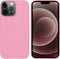 iMoshion Hoesje Geschikt voor iPhone 13 Pro Max Hoesje Siliconen - iMoshion Color Backcover - Roze
