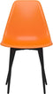 vidaXL - Eetkamerstoelen - 2 - st - PP - oranje