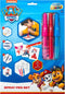 Blaaspennen Set Paw Patrol Inclusief 3 blaaspennen en 3 sjablonen - Spraypen - Blopens - Blaasstiften