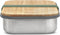 Black& Blum Appetit Lunchbox - Rvs/hout - 900 ml - 22x14.7x5 cm - Olijfgroen