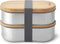Black + Blum Bento Lunchbox set - RVS met bamboe deksel