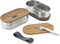 Black + Blum Bento Lunchbox set - RVS met bamboe deksel