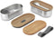Black + Blum Bento Lunchbox set - RVS met bamboe deksel