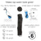 Black + Blum Binchotan Active Charcoal for Eau Good Water Bottles 4-pack