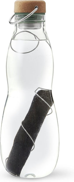 Black+Blum Eau Good Glazen Waterfles - 650ml - Groen