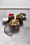 Black+Blum Glazen Lunchbox - Kom - 750ml - Grijs