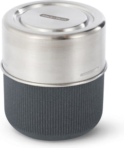 Black+Blum Glazen Lunchbox - Pot - 450ml - Grijs