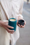 Black+Blum Glazen Reisbeker - 340ml - Blauw