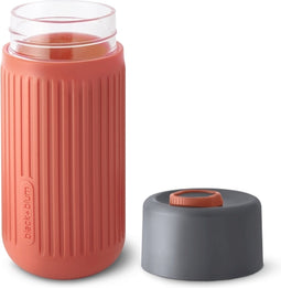 Black+Blum Glazen Reisbeker - 340ml - Rood