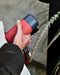 Black+Blum Glazen Reisbeker - 340ml - Rood