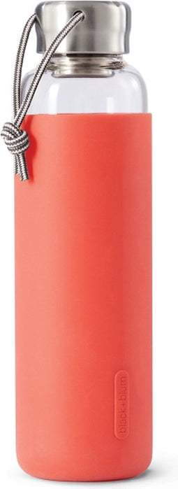 Black+Blum Glazen Waterfles - 600ml - Rood
