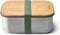 BLACK + BLUM ON THE GO STAINLESS STEEL SANDWICH BOX - WOOD LID 1.25L OLIVE