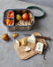BLACK + BLUM ON THE GO STAINLESS STEEL SANDWICH BOX - WOOD LID 1.25L OLIVE