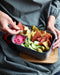 Black + Blum On the Go stainless steel sandwich box - wood lid 1.25L orange