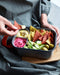 BLACK + BLUM ON THE GO STAINLESS STEEL SANDWICH BOX - WOOD LID 1.25L OLIVE