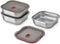 Black+Blum RVS Lunchbox - Geschikt voor Magnetron - Vierkant - 1.1 Ltr