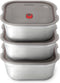 Black+Blum RVS Lunchbox - Geschikt voor Magnetron - Vierkant - 1.4 Ltr