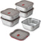 Black+Blum RVS Lunchbox - Geschikt voor Magnetron - Vierkant - 1.4 Ltr