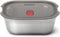 Black+Blum Steel Food Box Large grijs rood