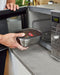 Black+Blum Steel Food Box Large grijs rood