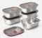 Black+Blum Steel Food Box Large grijs rood