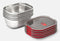 Black+Blum Steel Food Box Large grijs rood