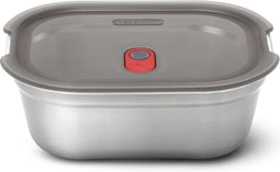 Black+Blum Steel Food Box Medium grijs rood