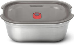 Black+Blum Steel Food Box Small grijs rood