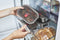 Black+Blum Steel Food Box Small grijs rood