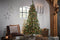 Black Box Finest Kunstkerstboom - 120LED warmwitte - H155xØ86 - Groen