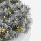 Black Box Kerstkrans Norton - 45x45x0 cm - Pvc - Besneeuwd,Groen