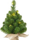 Black Box norton kunstkerstboom - 60 cm - met jute - groen - 20 led lampjes warmwit