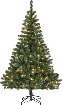 Black Box Trees Bedford Kunstkerstboom met LED Verlichting - H185 x Ø110 cm - Groen