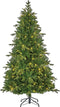 Black Box Trees Brampton Kunstkerstboom Slim met LED Verlichting - H230 x Ø132 cm - Groen