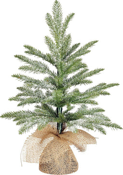 Black Box Trees Brewer Kunstkerstboom in Jute - H45 x Ø36 cm - Frosted Green
