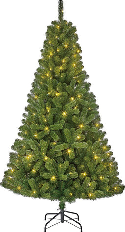 Black Box Trees Charlton Kunstkerstboom met LED Verlichting - H185 x Ø115 cm - Groen